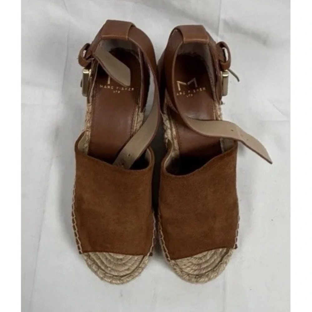Marc Fisher LTD Alida Espadrille Wedge Sandals 6.5